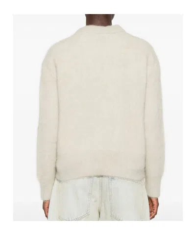 Calvin Klein Sweater In Blended Alpaca In Neutral