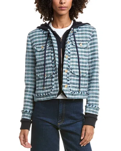 Cinq À Sept Cinq A Sept Matilda Tweed Emery Jacket In Blue