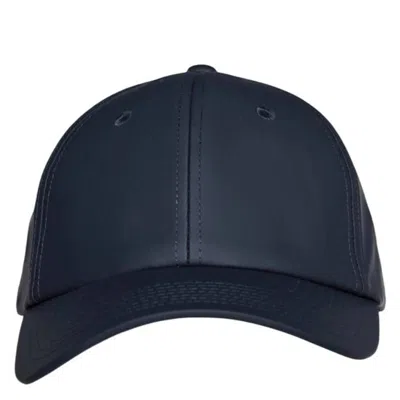 Rains Navy Classic Baseball Cap In Blue