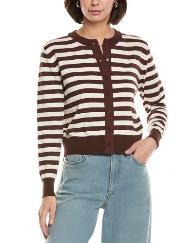 Seraphina Cardigan In Brown