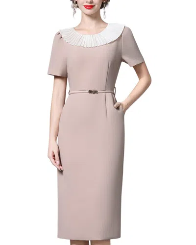 La Imperatrice Midi Dress In Brown