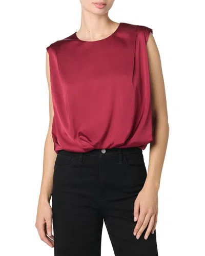 Joe's Jeans Satin Top In Brown