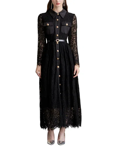 Kaimilan Midi Dress In Black