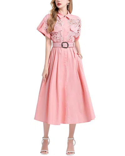 Kaimilan Midi Dress In Pink