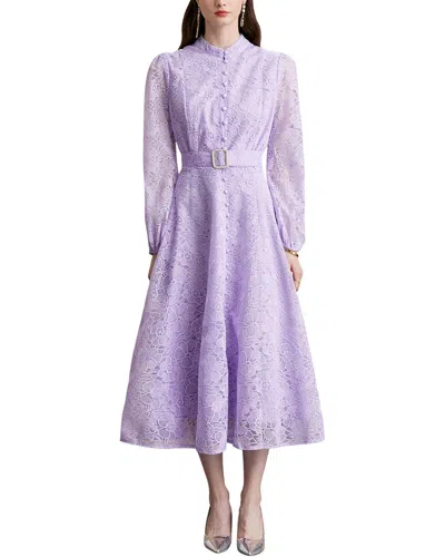 Kaimilan Midi Dress In Purple