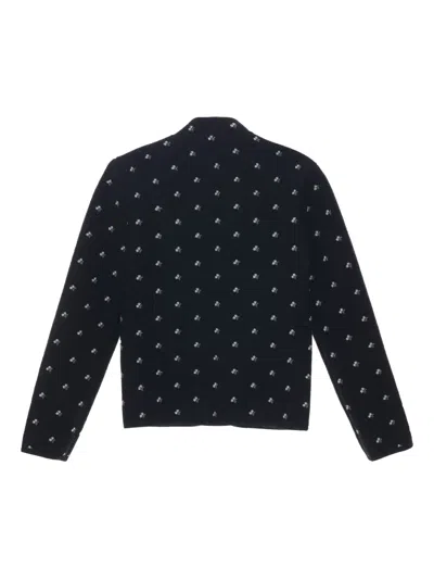 Rier Walker Flower Jacket In Black