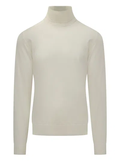 Filippo De Laurentiis Turtleneck Sweater In Neutral