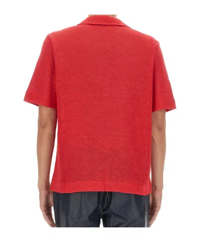 Séfr Textured T-shirt In Red