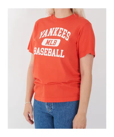 Sporty And Rich Short-sleeved T-shirt In Orange