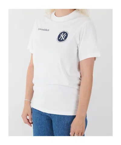 Sporty And Rich Sporty & Rich Sporty & Rich Major League Oversized T-shirt In White