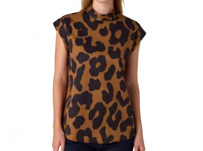 Crosby By Mollie Burch Leon Top In Leopard Den In Animal Print