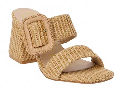 Matisse Women's Lucy Raffia Sandals In Cognac In Neutral