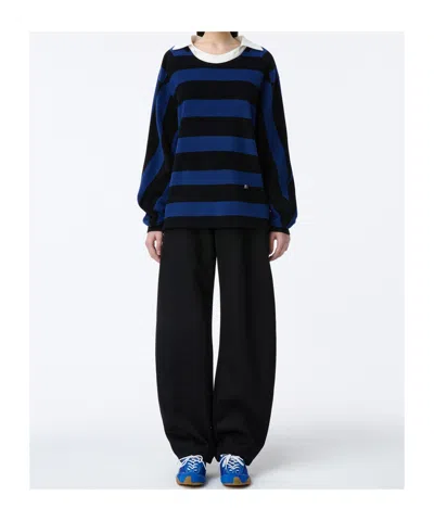Ader Error Lantern Casual Pants In Black