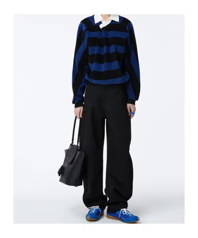 Ader Error Lantern Casual Pants In Black