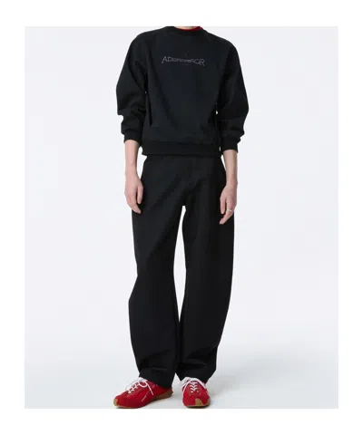 Ader Error Lantern Casual Pants In Black