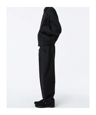 Ader Error Lantern Casual Pants In Black