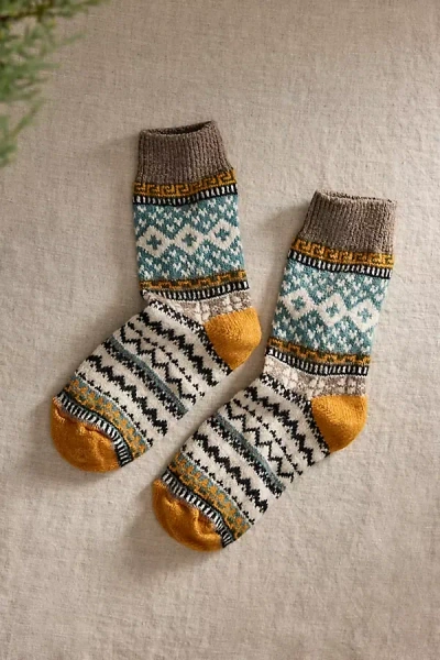 Terrain Fair Isle Cabin Socks In Multi