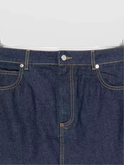 Maison Kitsuné Lisa Marie Fernandez Pink Stretch Terry Goldwyn Bikini In Blue