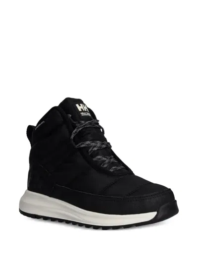 Helly Hansen Quilted Lace-up Ski Boots In Black