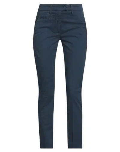 Dondup Woman Pants Bright Blue Size 25 Cotton, Elastane In Blue