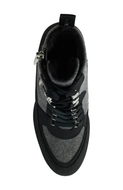 Dkny Women's Toia Lace-up Zip Block Heel Booties In Black