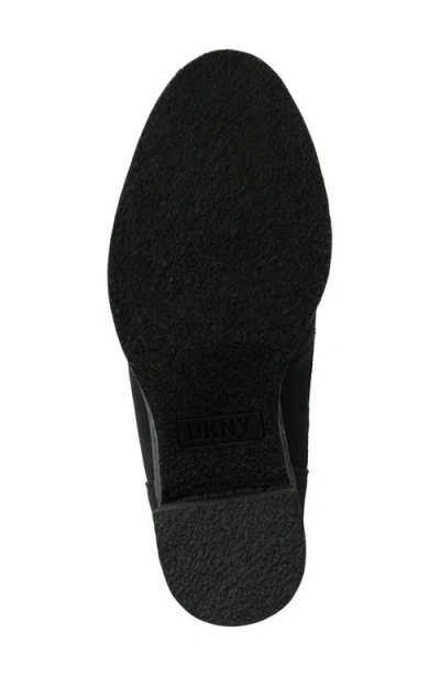 Dkny Women's Toia Lace-up Zip Block Heel Booties In Black