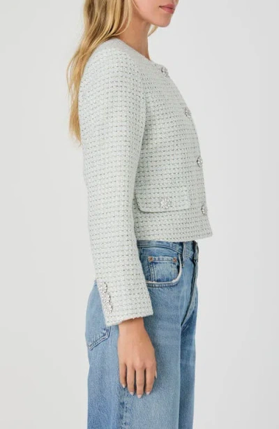 French Connection Tweed Jacket In Blue