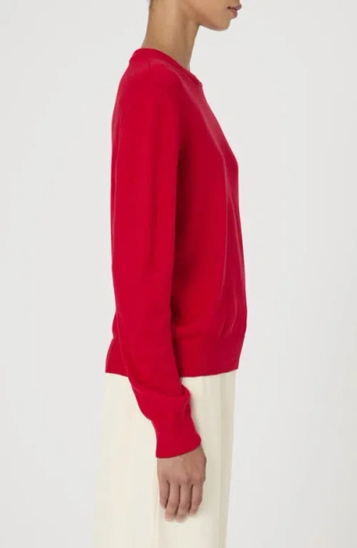 French Connection Logo Script Sweater In Red