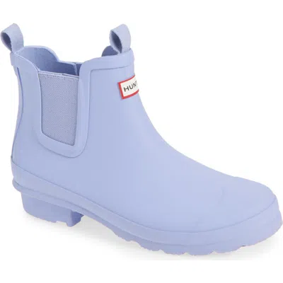 Hunter Kids' Original Waterproof Chelsea Rain Boot In Blue