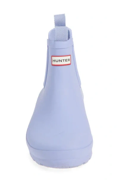 Hunter Kids' Original Waterproof Chelsea Rain Boot In Blue