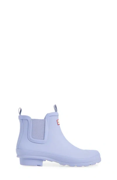 Hunter Kids' Original Waterproof Chelsea Rain Boot In Blue