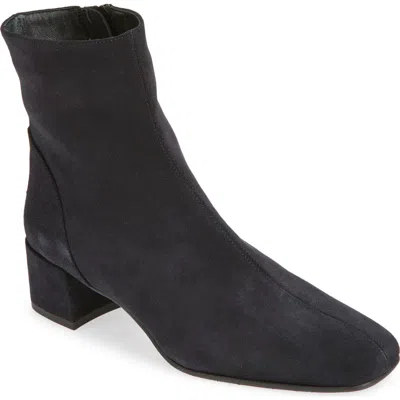 Aquatalia Loretta Suede Bootie In Black