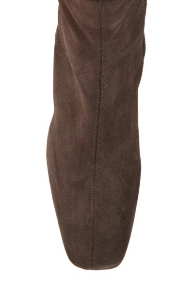 Aquatalia Loretta Suede Bootie In Brown