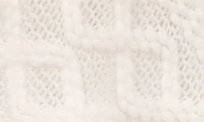 Saachi Cable Stitch Tassel Ruana In Neutral