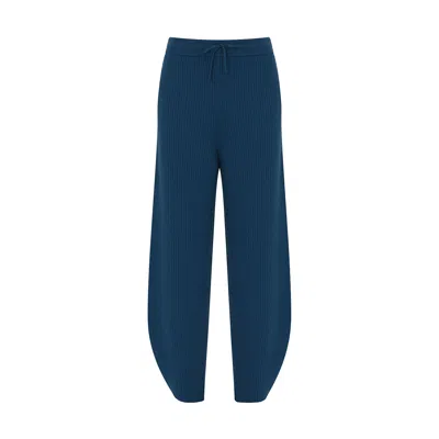 Callaite Women's Blue Pure Cashmere Angelina Pants In Blue