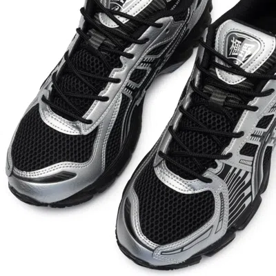 Asics Mens Gel Kayano 12 Woven Trainers Black Graphite Grey In Black