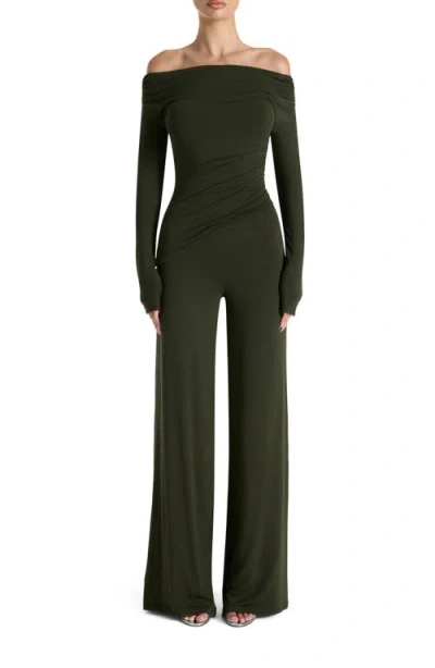 Naked Wardrobe Pull-on Wide Leg Pants In Black