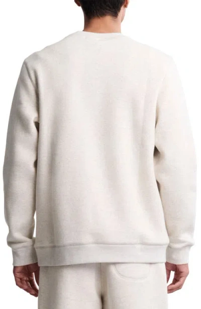 Barefoot Dreams Mc Brushed Fleece Split Neck Pullover In Neutral