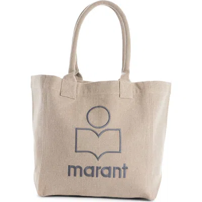 Isabel Marant Small Yenky Canvas Tote In Neutral