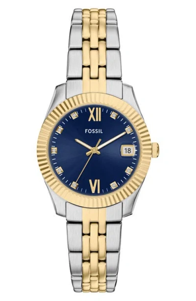 Fossil Scarlette Watch, 32mm In Gold