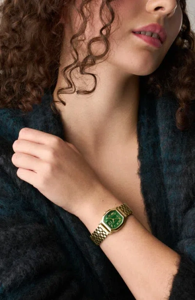 Fossil Harlow Three-hand Gold-tone Stainless Steel Watch, 32mm In Gold