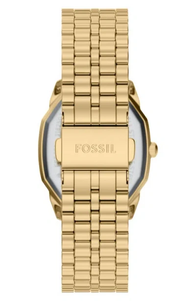 Fossil Harlow Three-hand Gold-tone Stainless Steel Watch, 32mm In Gold