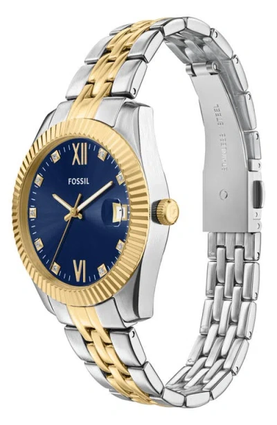 Fossil Scarlette Watch, 32mm In Gold