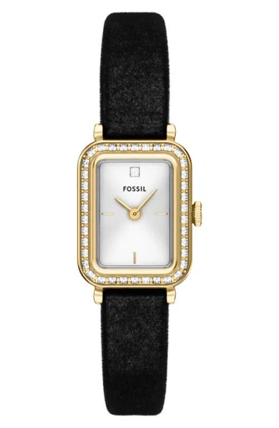 Fossil Raquel Watch, 18mm X 29mm In Black