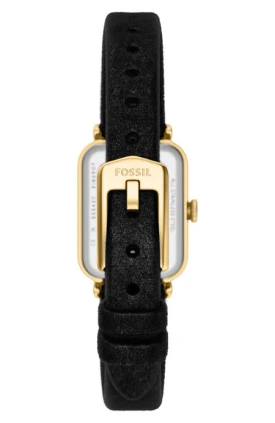 Fossil Raquel Watch, 18mm X 29mm In Black