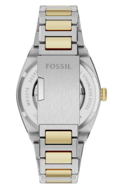 Fossil Everett Automatic Bracelet Watch, 42mm In Brown