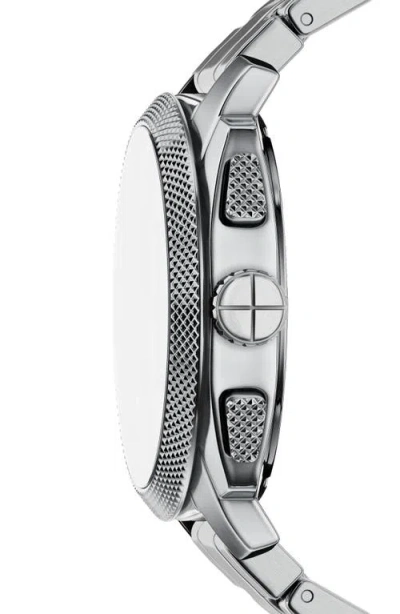 Fossil Machine Chronograph Stainless Steel Watch, 44mm In Brown