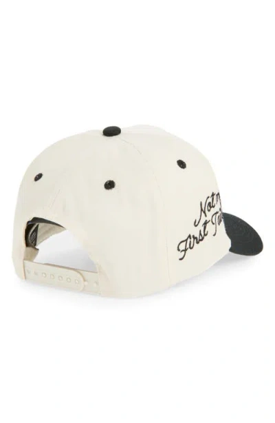 Kenzkustomz Gameday Canvas Snapback Baseball Cap In Brown