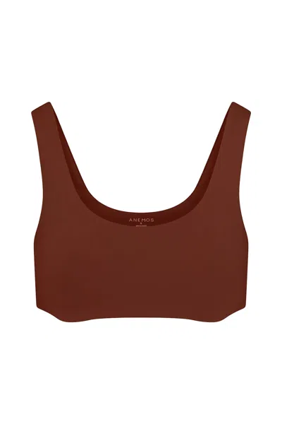 Anemos Tankini Bikini Top In Burgundy