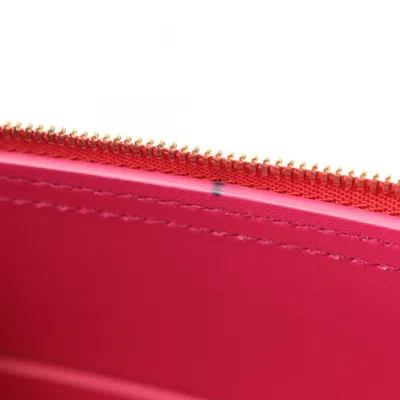 Pre-owned Bvlgari Red Color Leather Handbag Vanity Bag ()